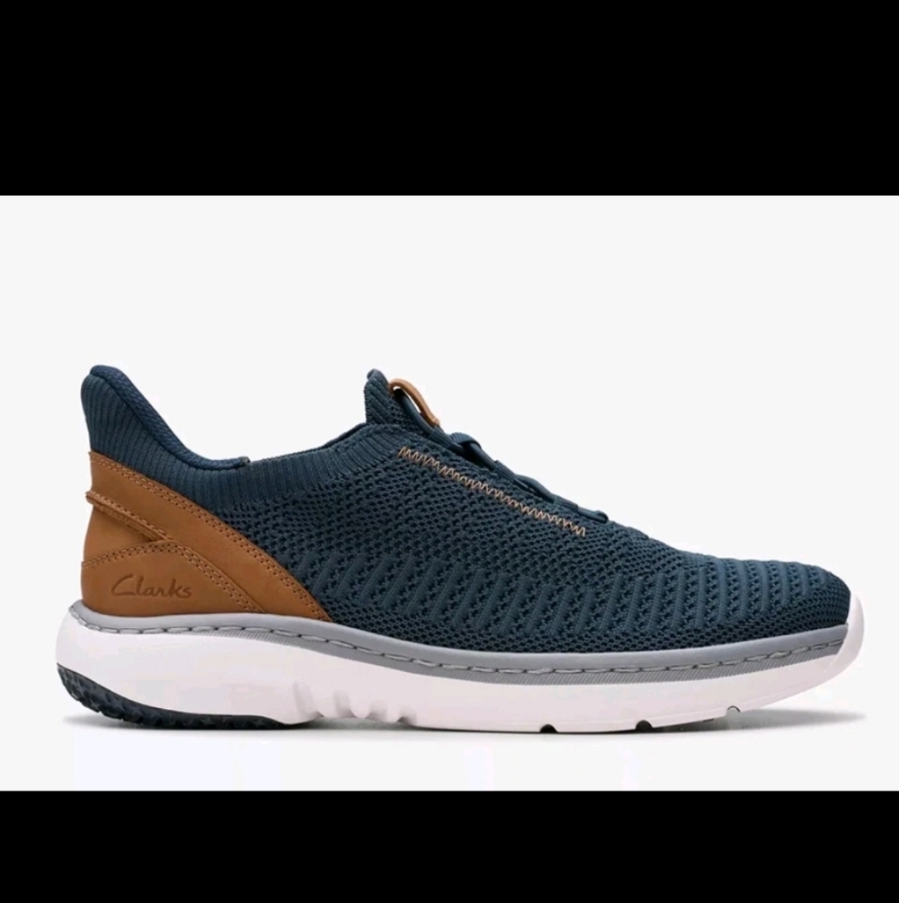 Clarks Originals Men's ClarksPro Lo Navy Marine Knit Shoes